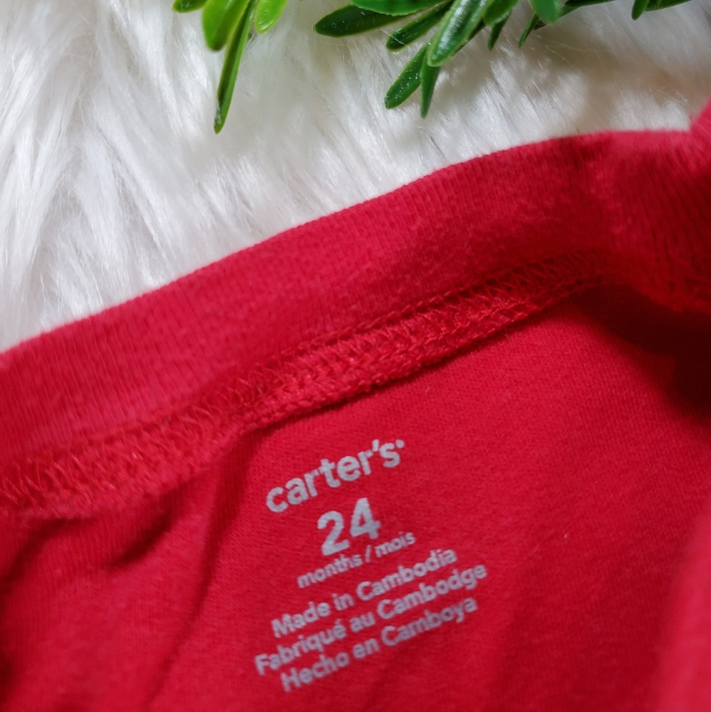 🌿5/$25 Carter's Red All-Star Bodysuit | sz 24m - Picture 7 of 7